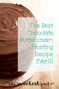 Many chocolate frosting recipes don't look or even taste like chocolate! But this rich homemade dark chocolate buttercream frosting recipe is the best!