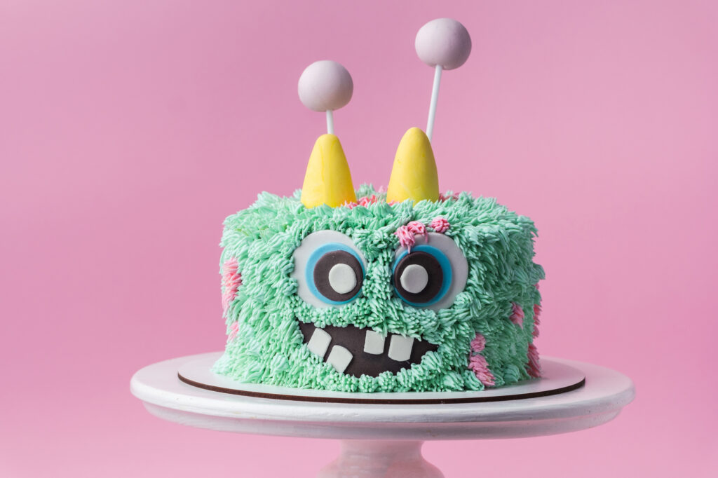 adorable monster kids' birthday cakes