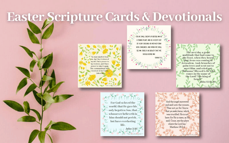 Printable Easter Scripture Cards