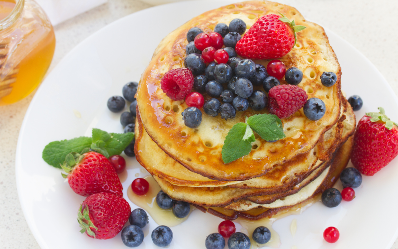 Kids' Favorite Foods: Pancakes with fresh berries