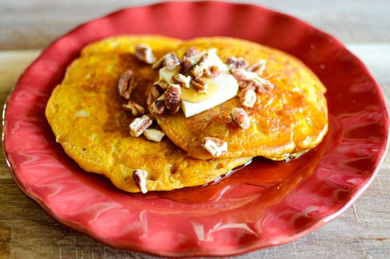 pumpkin apple pancakes